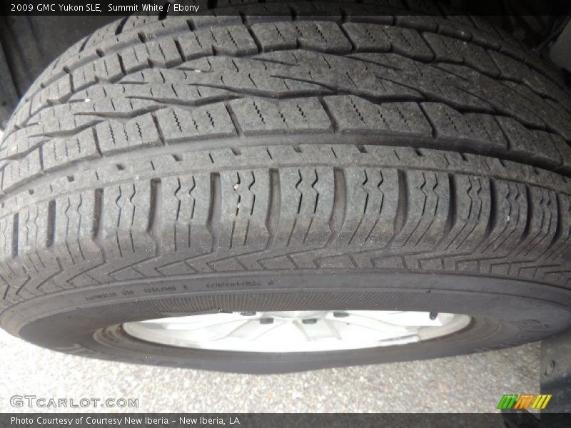 Summit White / Ebony 2009 GMC Yukon SLE