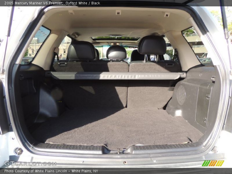 Oxford White / Black 2005 Mercury Mariner V6 Premier