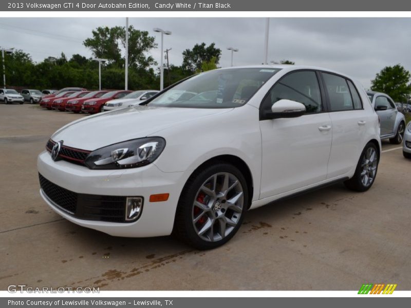 Front 3/4 View of 2013 GTI 4 Door Autobahn Edition