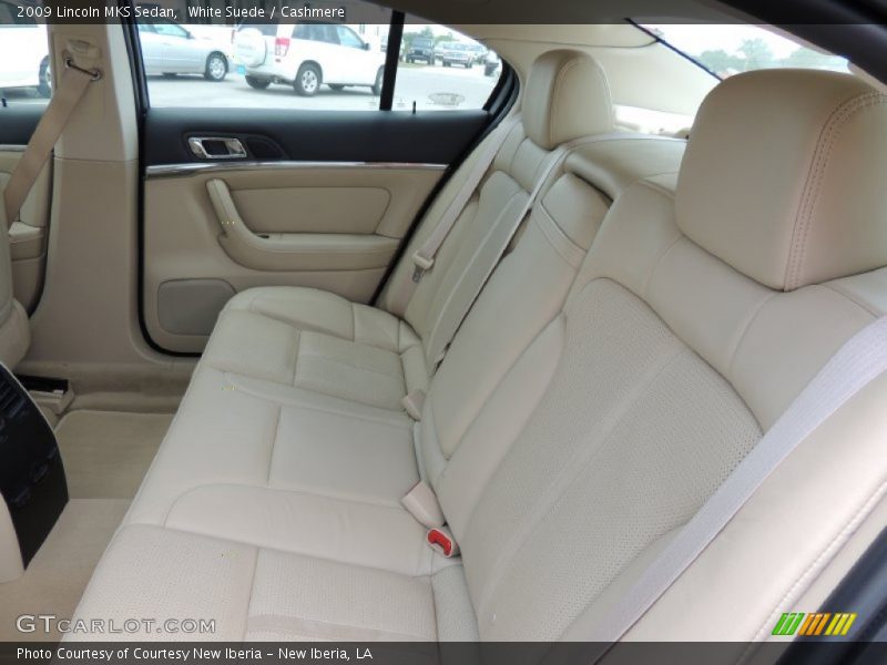 White Suede / Cashmere 2009 Lincoln MKS Sedan