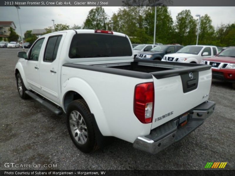 Glacier White / Steel 2013 Nissan Frontier SL Crew Cab 4x4