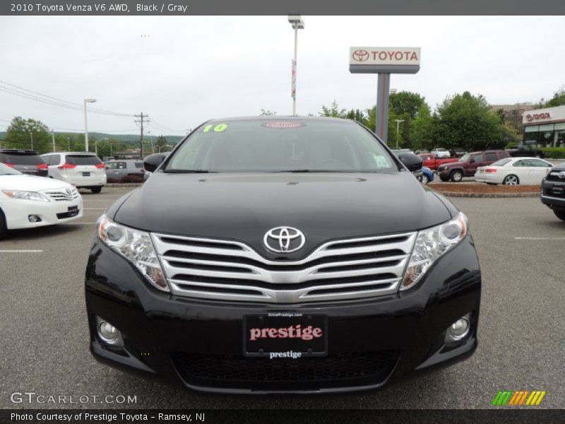 Black / Gray 2010 Toyota Venza V6 AWD