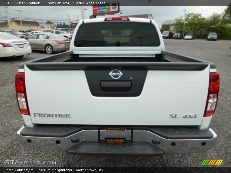 Glacier White / Steel 2013 Nissan Frontier SL Crew Cab 4x4