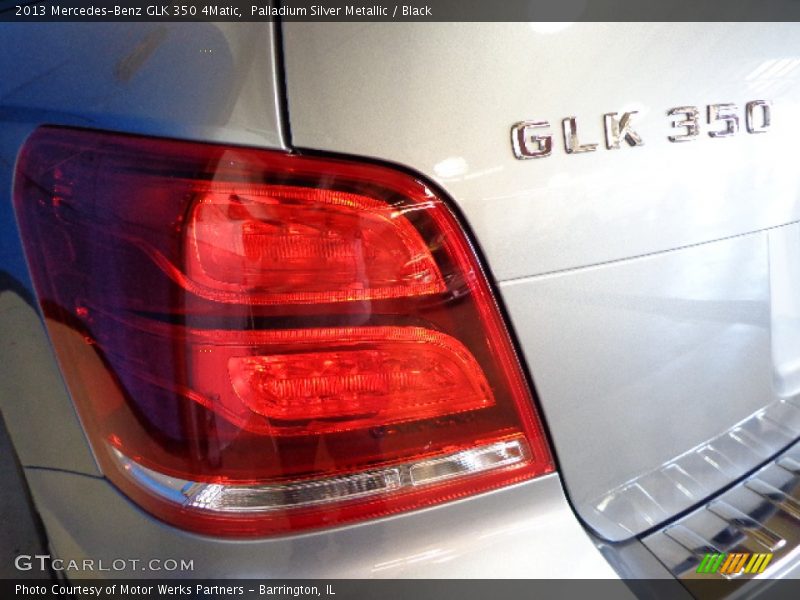 Palladium Silver Metallic / Black 2013 Mercedes-Benz GLK 350 4Matic