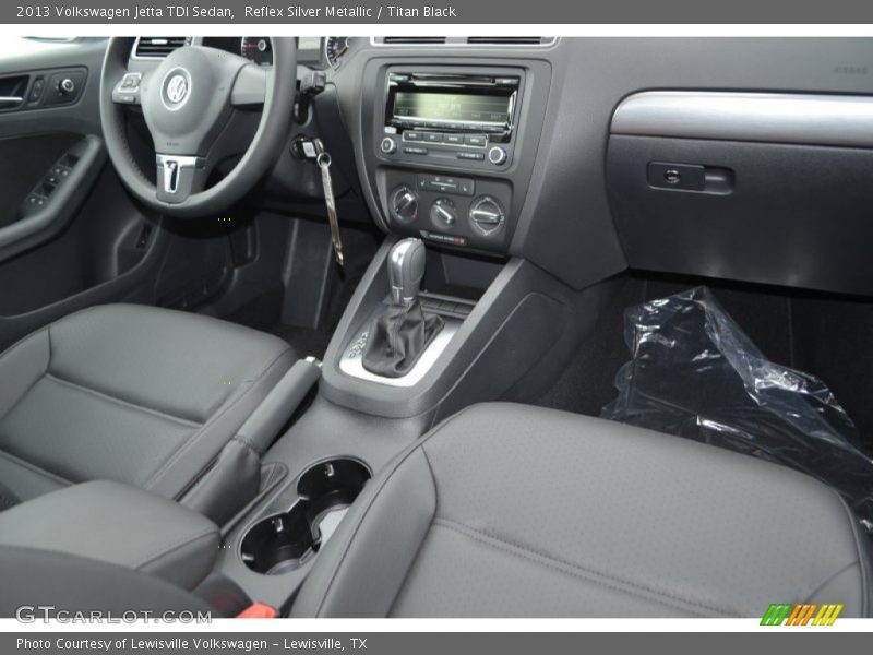 Reflex Silver Metallic / Titan Black 2013 Volkswagen Jetta TDI Sedan