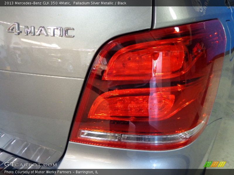 Palladium Silver Metallic / Black 2013 Mercedes-Benz GLK 350 4Matic