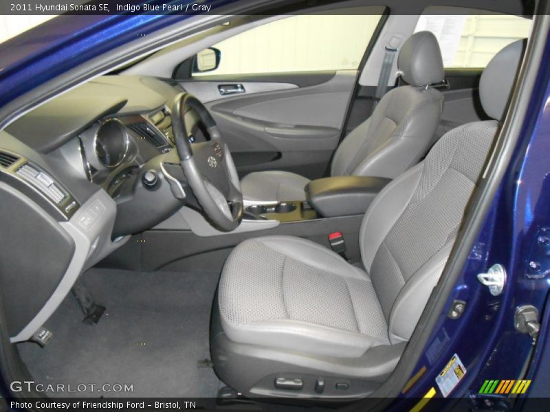  2011 Sonata SE Gray Interior