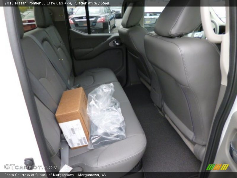 Glacier White / Steel 2013 Nissan Frontier SL Crew Cab 4x4