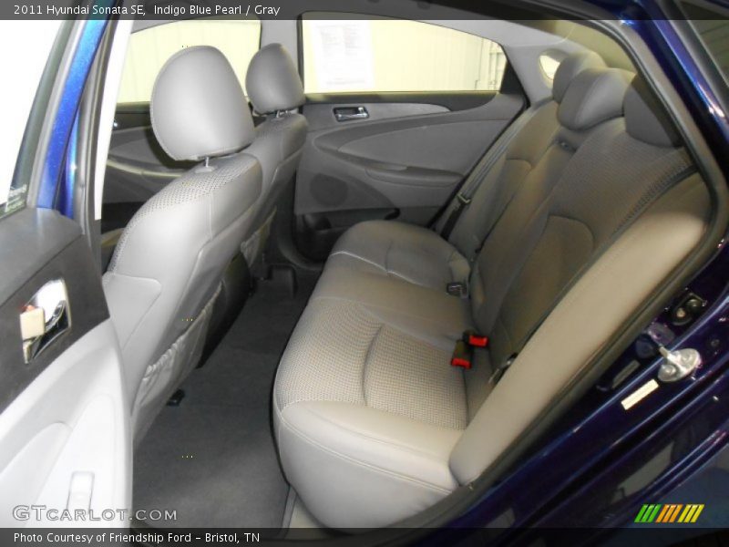 Rear Seat of 2011 Sonata SE