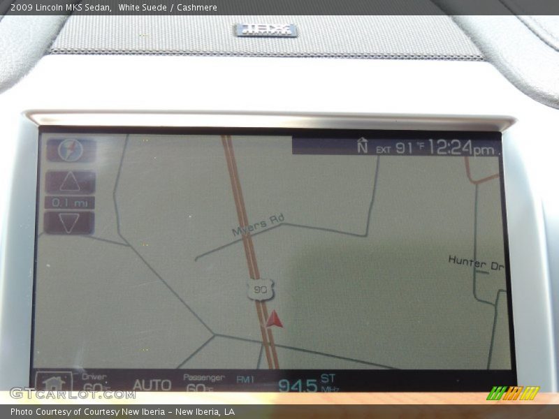 White Suede / Cashmere 2009 Lincoln MKS Sedan