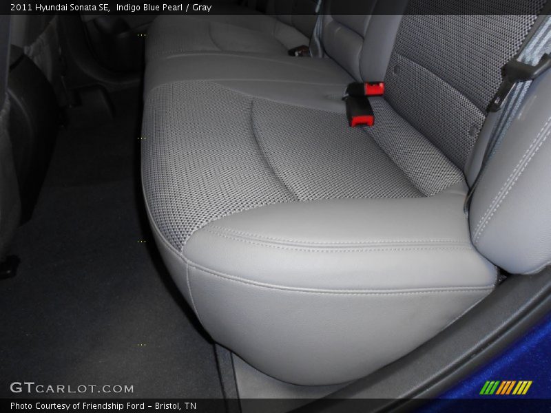 Indigo Blue Pearl / Gray 2011 Hyundai Sonata SE