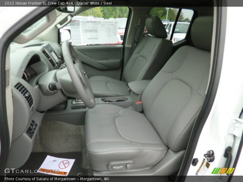 Glacier White / Steel 2013 Nissan Frontier SL Crew Cab 4x4