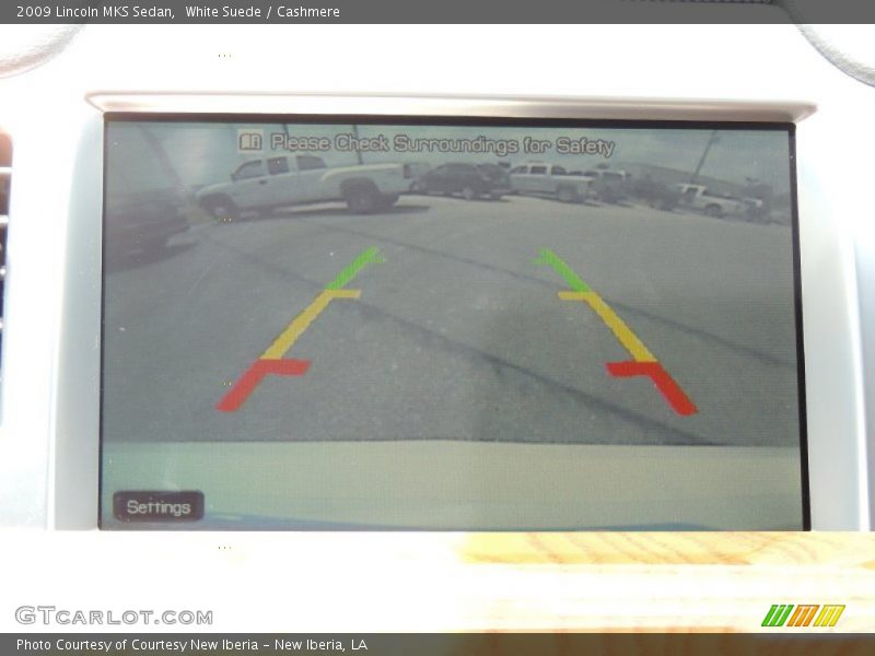 White Suede / Cashmere 2009 Lincoln MKS Sedan