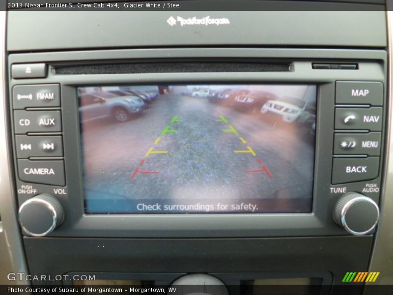 Glacier White / Steel 2013 Nissan Frontier SL Crew Cab 4x4