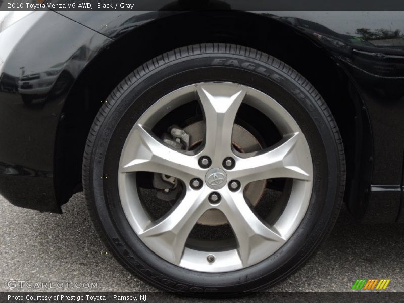 Black / Gray 2010 Toyota Venza V6 AWD