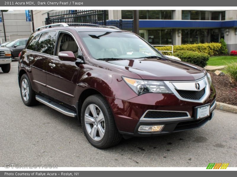 Dark Cherry Pearl / Taupe 2011 Acura MDX