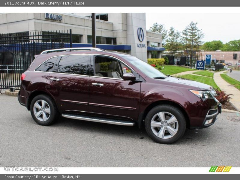 Dark Cherry Pearl / Taupe 2011 Acura MDX