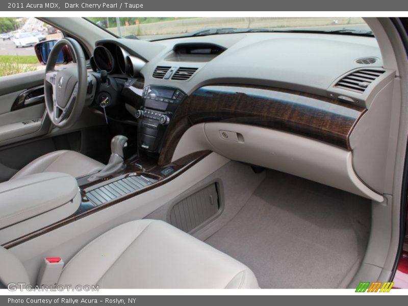 Dark Cherry Pearl / Taupe 2011 Acura MDX