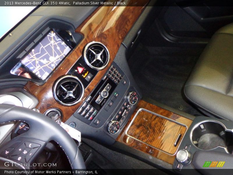 Palladium Silver Metallic / Black 2013 Mercedes-Benz GLK 350 4Matic