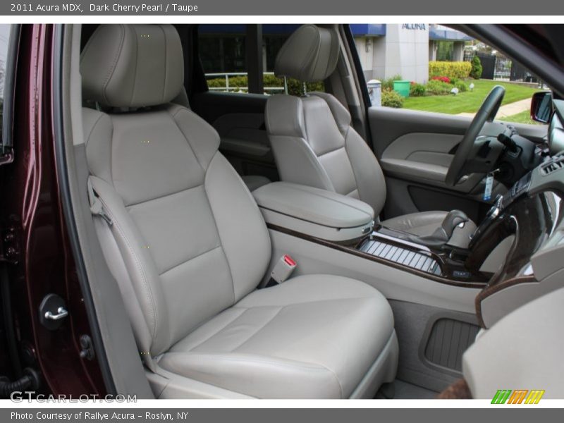 Dark Cherry Pearl / Taupe 2011 Acura MDX