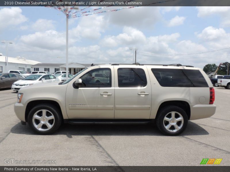 Gold Mist Metallic / Light Cashmere/Dark Cashmere 2010 Chevrolet Suburban LT