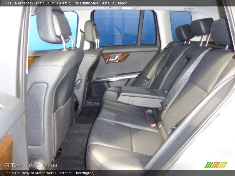 Palladium Silver Metallic / Black 2013 Mercedes-Benz GLK 350 4Matic