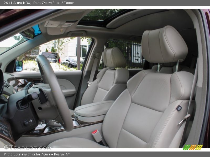 Dark Cherry Pearl / Taupe 2011 Acura MDX