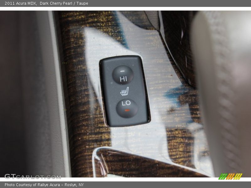 Dark Cherry Pearl / Taupe 2011 Acura MDX