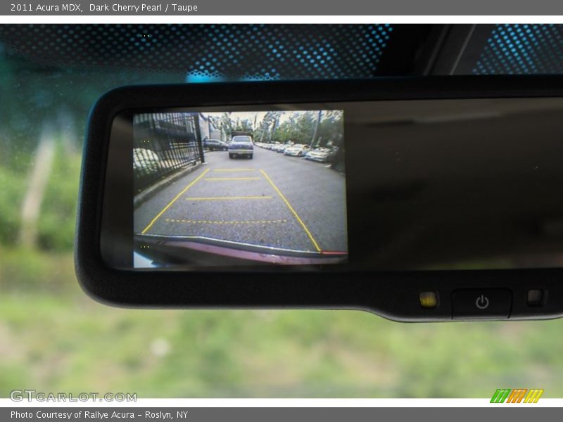 Dark Cherry Pearl / Taupe 2011 Acura MDX