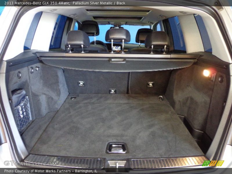 Palladium Silver Metallic / Black 2013 Mercedes-Benz GLK 350 4Matic