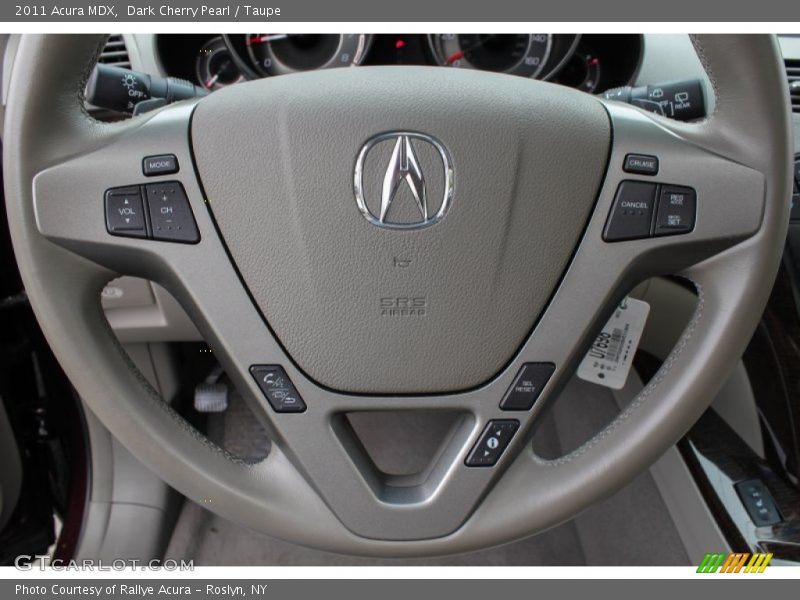Dark Cherry Pearl / Taupe 2011 Acura MDX
