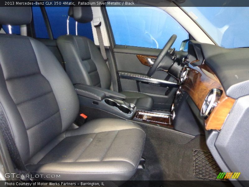 Palladium Silver Metallic / Black 2013 Mercedes-Benz GLK 350 4Matic