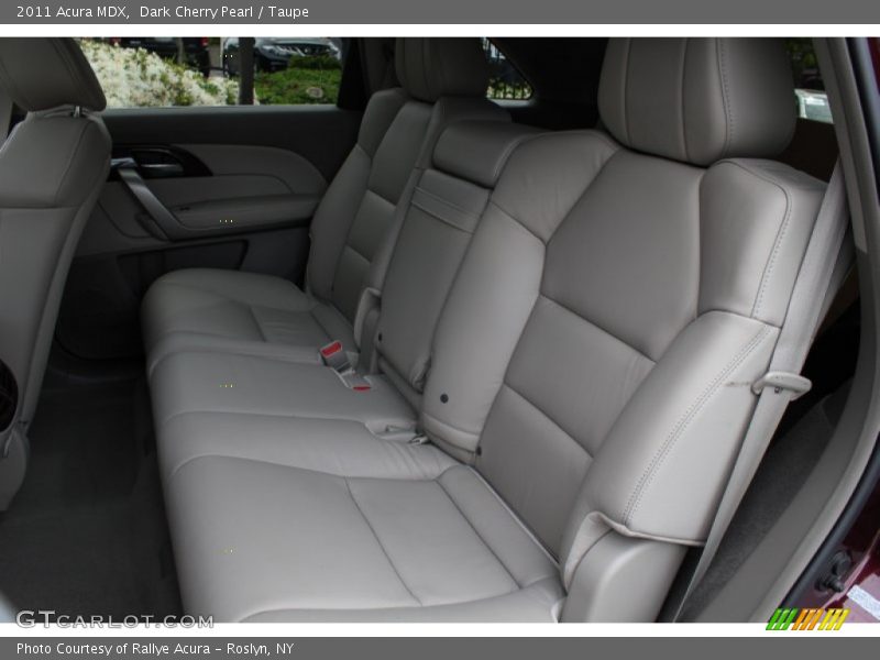 Dark Cherry Pearl / Taupe 2011 Acura MDX