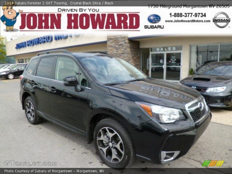 Crystal Black Silica / Black 2014 Subaru Forester 2.0XT Touring