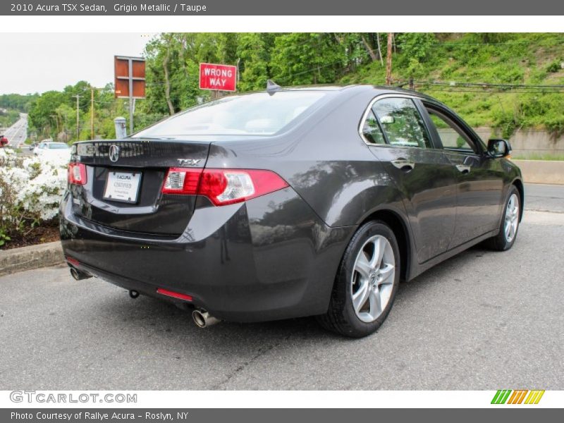 Grigio Metallic / Taupe 2010 Acura TSX Sedan