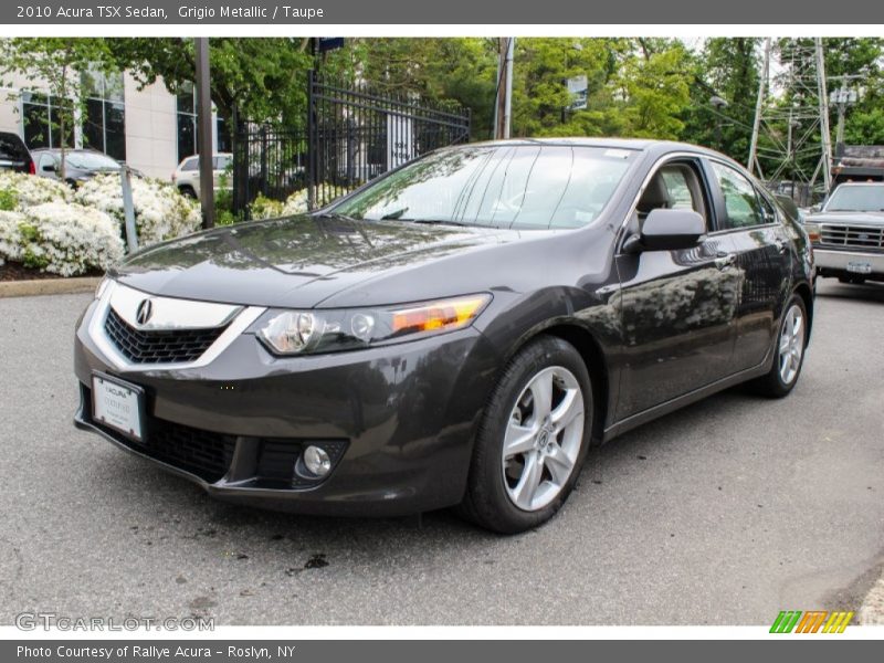 Grigio Metallic / Taupe 2010 Acura TSX Sedan