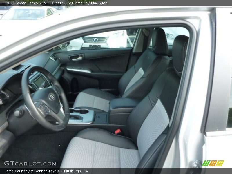 Classic Silver Metallic / Black/Ash 2012 Toyota Camry SE V6