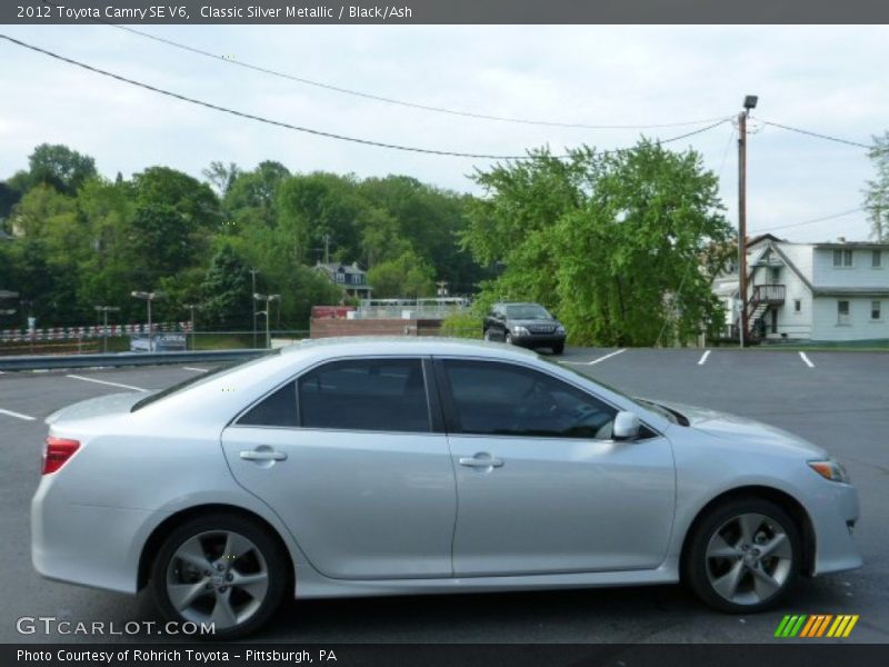 Classic Silver Metallic / Black/Ash 2012 Toyota Camry SE V6