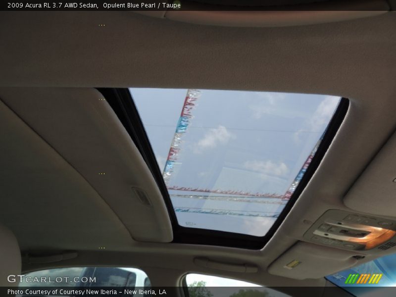 Sunroof of 2009 RL 3.7 AWD Sedan