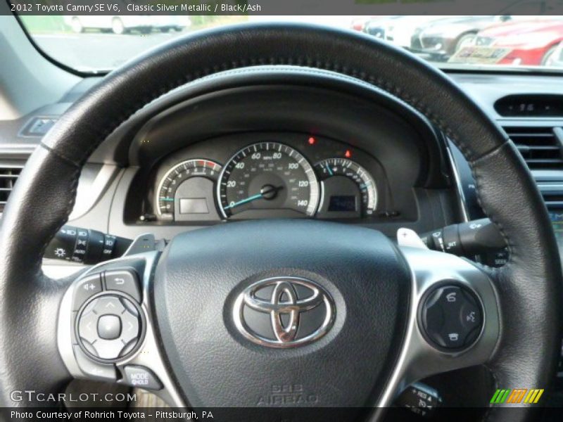 Classic Silver Metallic / Black/Ash 2012 Toyota Camry SE V6