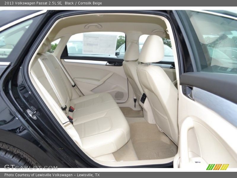 Black / Cornsilk Beige 2013 Volkswagen Passat 2.5L SE