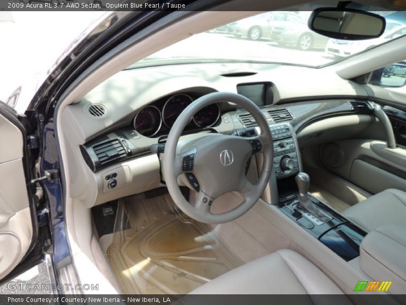 Taupe Interior - 2009 RL 3.7 AWD Sedan 