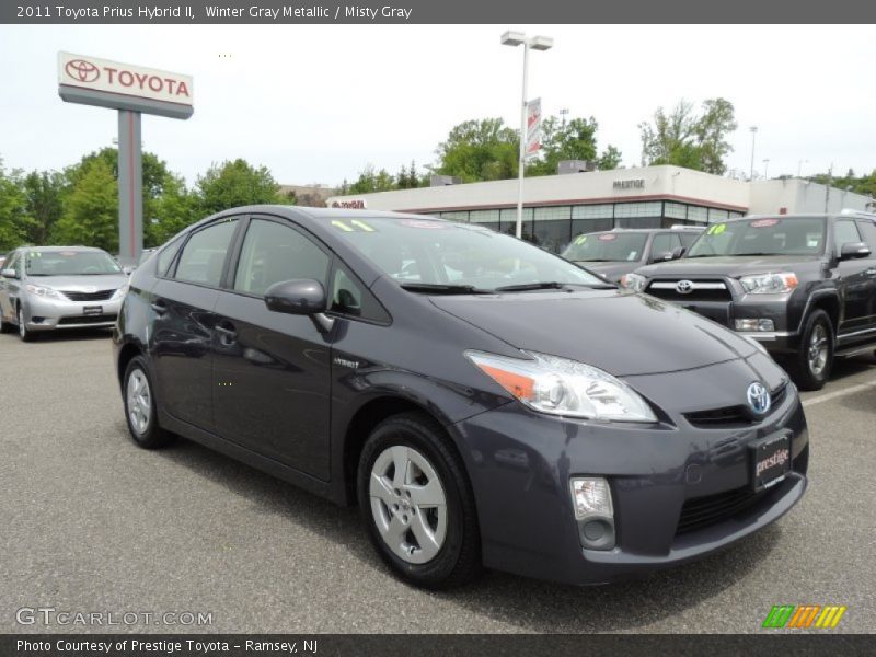 Winter Gray Metallic / Misty Gray 2011 Toyota Prius Hybrid II