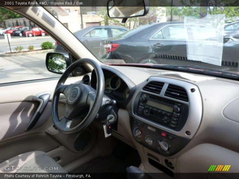 Impulse Red / Oak 2001 Toyota RAV4 4WD