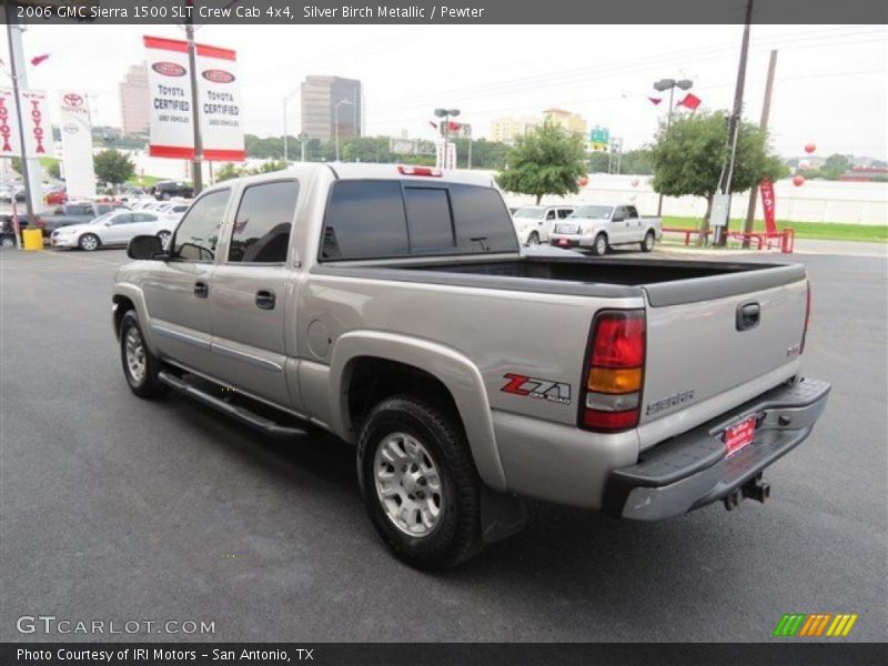 Silver Birch Metallic / Pewter 2006 GMC Sierra 1500 SLT Crew Cab 4x4