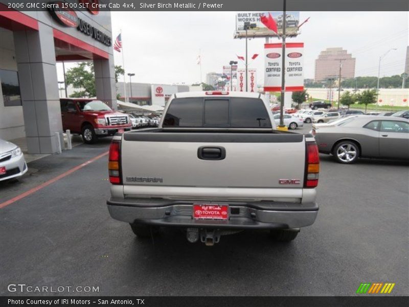 Silver Birch Metallic / Pewter 2006 GMC Sierra 1500 SLT Crew Cab 4x4