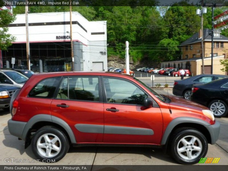 Impulse Red / Oak 2001 Toyota RAV4 4WD