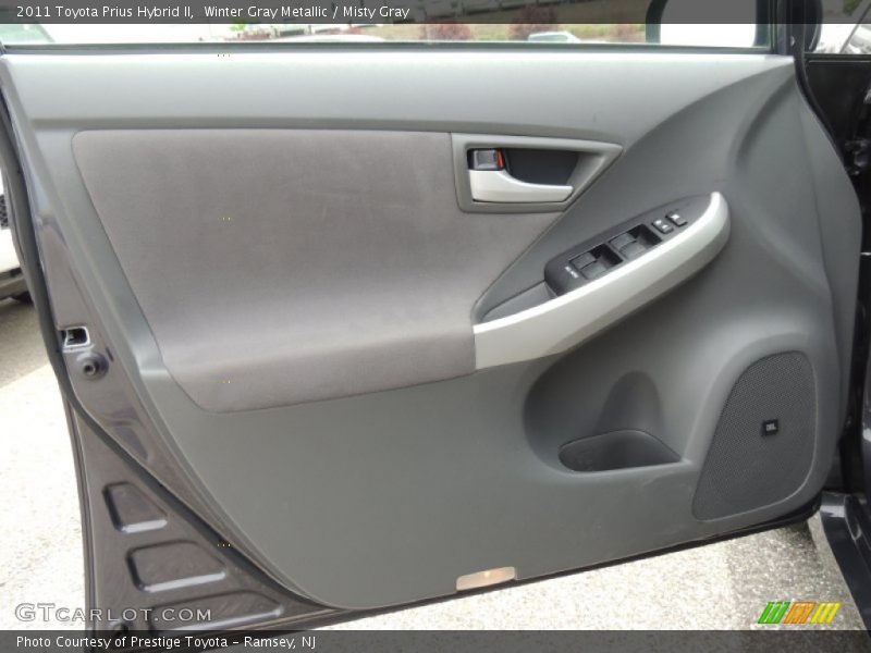 Winter Gray Metallic / Misty Gray 2011 Toyota Prius Hybrid II