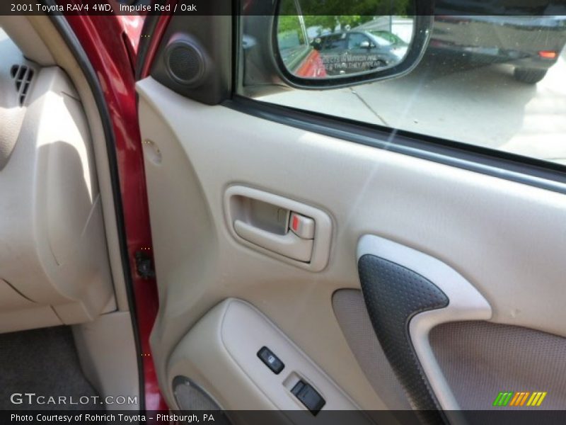 Impulse Red / Oak 2001 Toyota RAV4 4WD