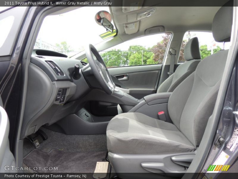 Winter Gray Metallic / Misty Gray 2011 Toyota Prius Hybrid II